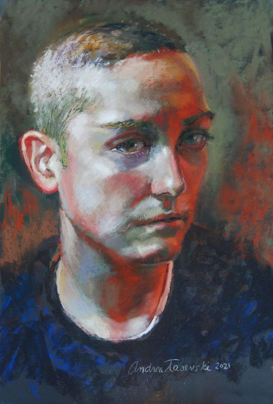 Tasevski Painting Wins Portrait Award at Adirondack National Pastel Exhibition