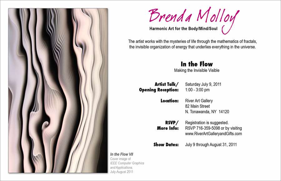 Brenda Molloy In the Flow Artist Talk at River Art Gallery