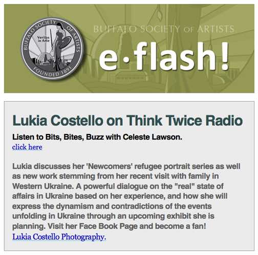 Lukia Costello on Think Twice Radio