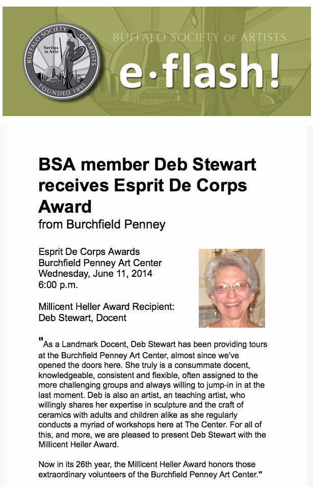 Deb Stewart Receives Esprit De Corps Award