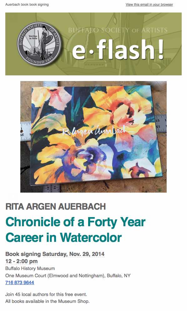 Rita Argen Auerbach Book Signing