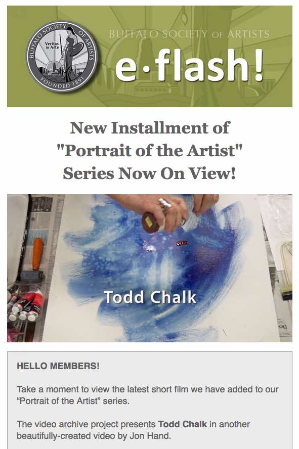 Portrait of the Artist, Todd Chalk