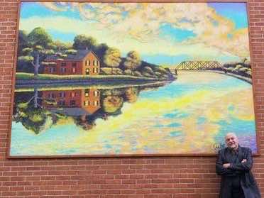 Arthur Barnes Creates Series of Erie Canal Murals in Orleans County