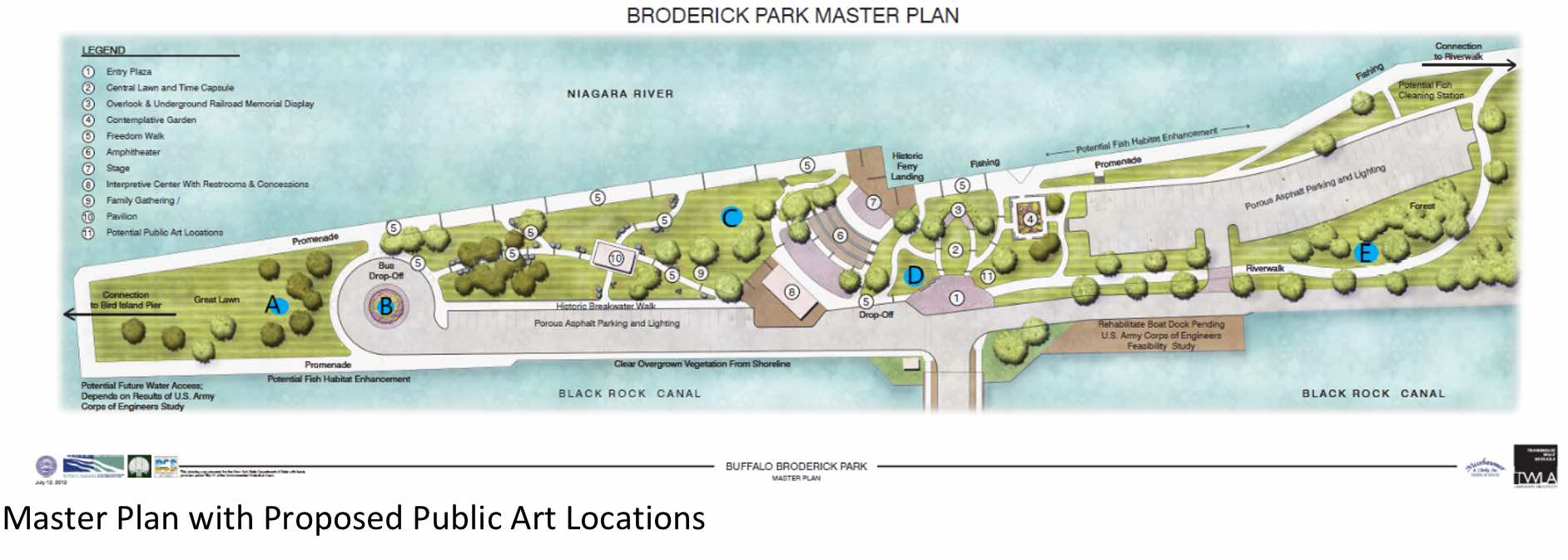 ‘World Class Memorial’ project proposal for Broderick Park