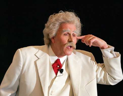 BSA Member Mike Randall Celebrates 50 Years of Performing Mark Twain Live!