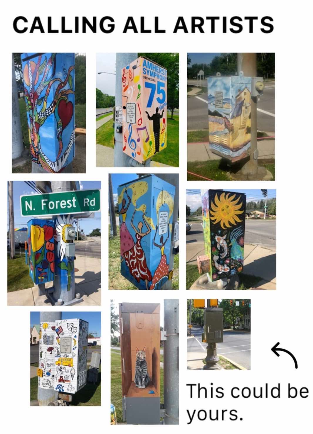 Call for Artists! Amherst Traffic Box Contest