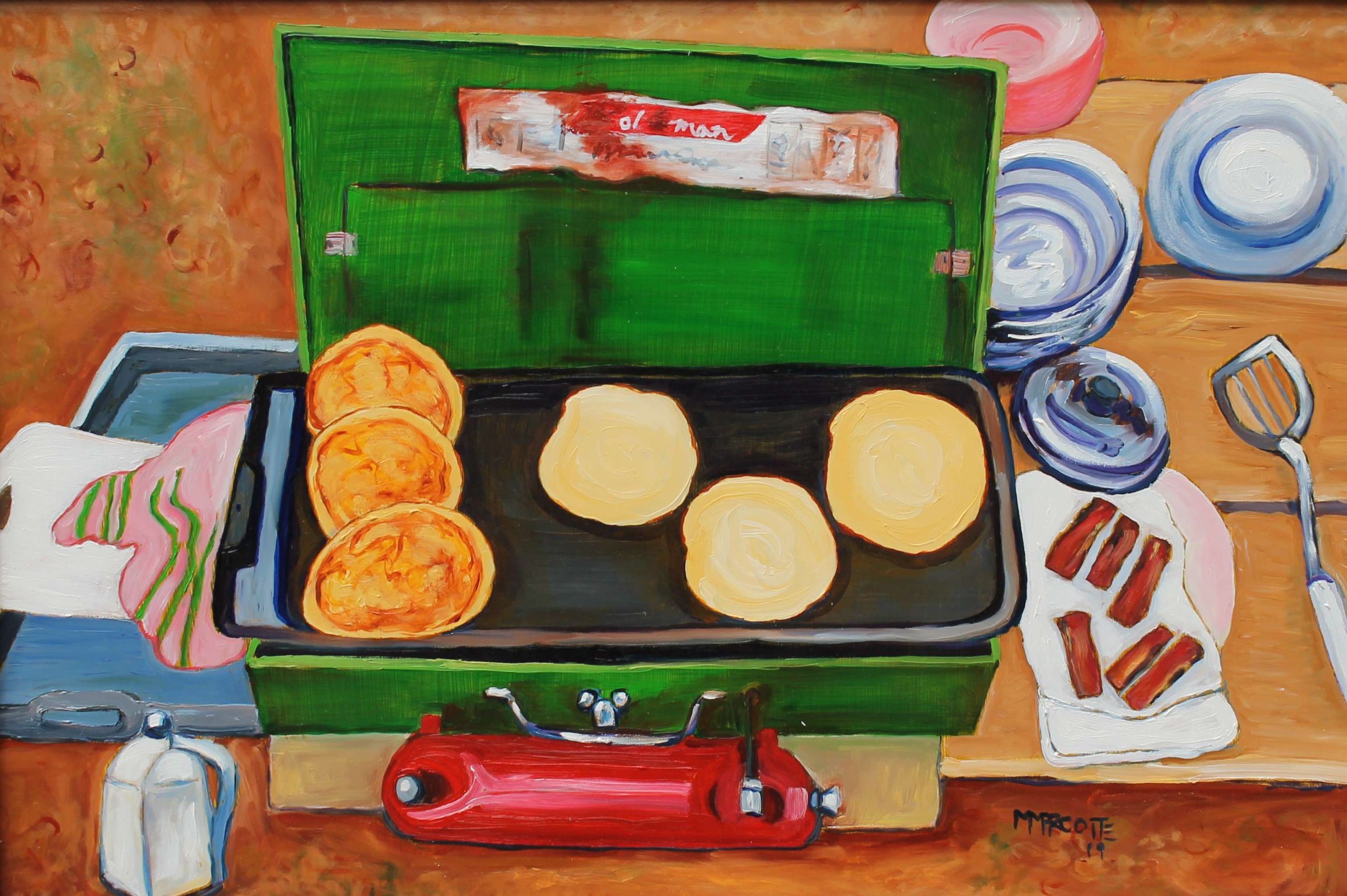 Michele Marcotte’s Paintings Make The Menu in Two Exhibits