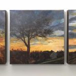 Sunset Trilogy - Acrylic set of 3, 12