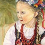 Little Polish Dancer - Watercolor Giclee Prints available