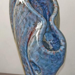 Sea Pony, spun resin over carved medium with armature